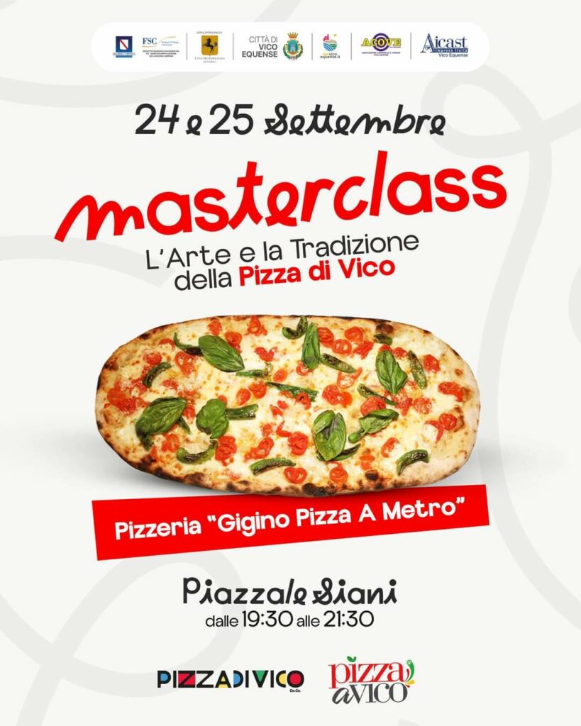 Masterclass sulla Tradizione della Pizza, tenuta da Gigino Pizza a Metro